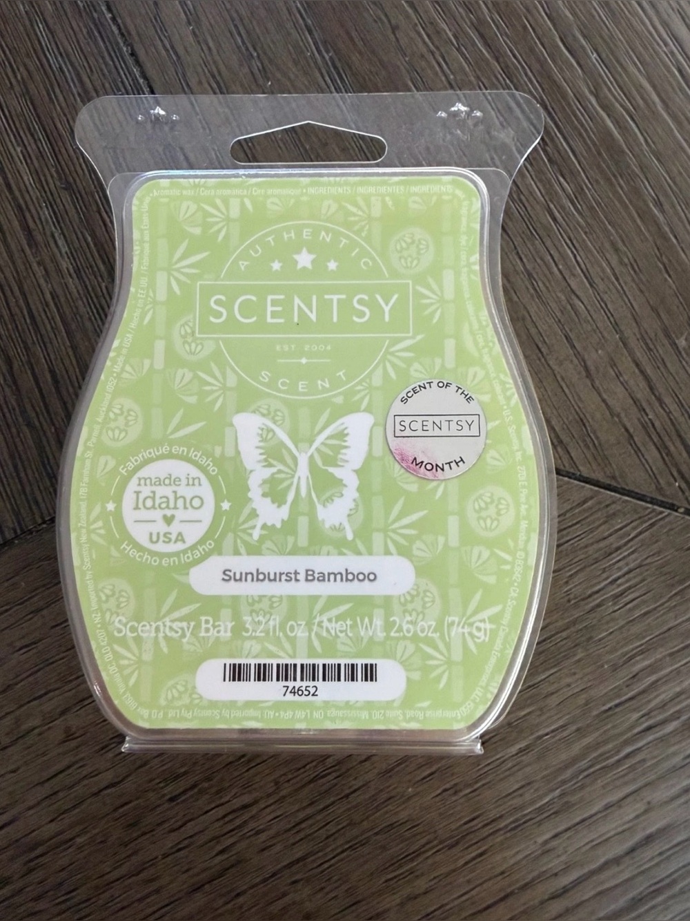 Scentsy Sunburst Bamboo Wax Bar